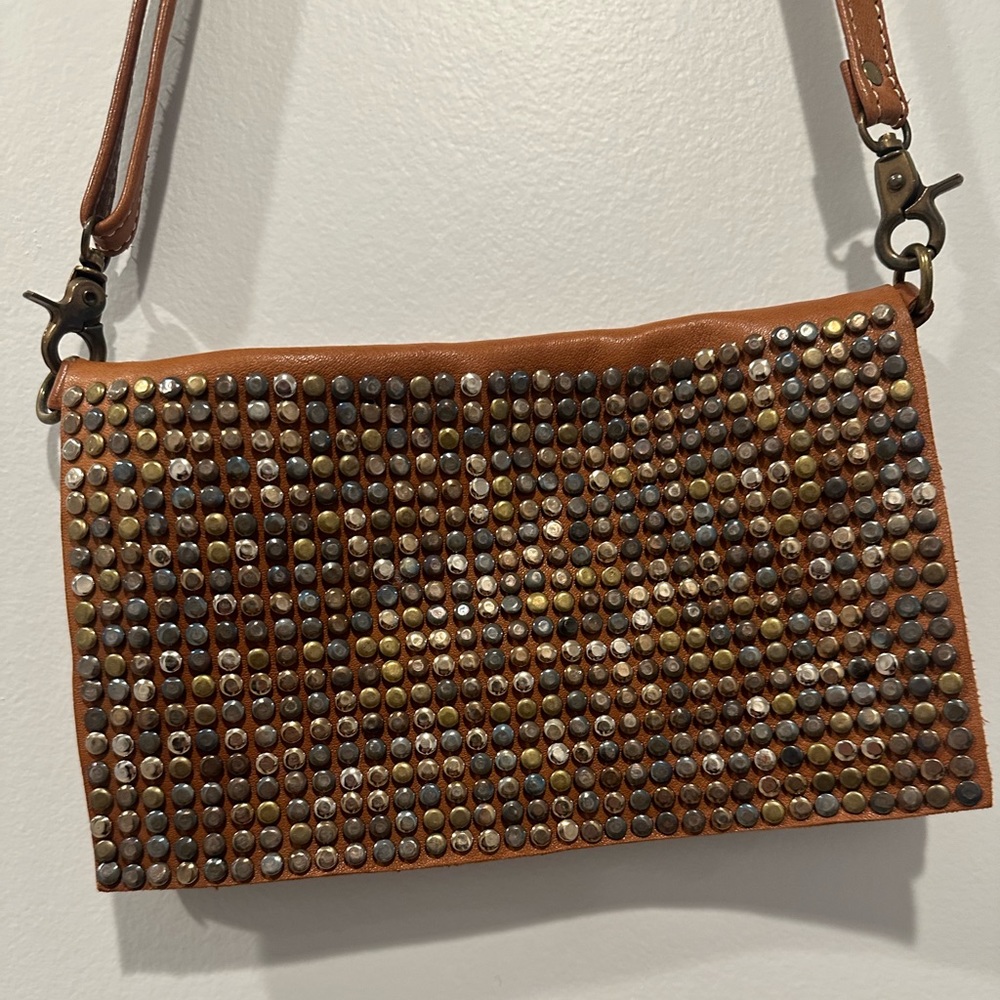 Brown Leather Crossbody